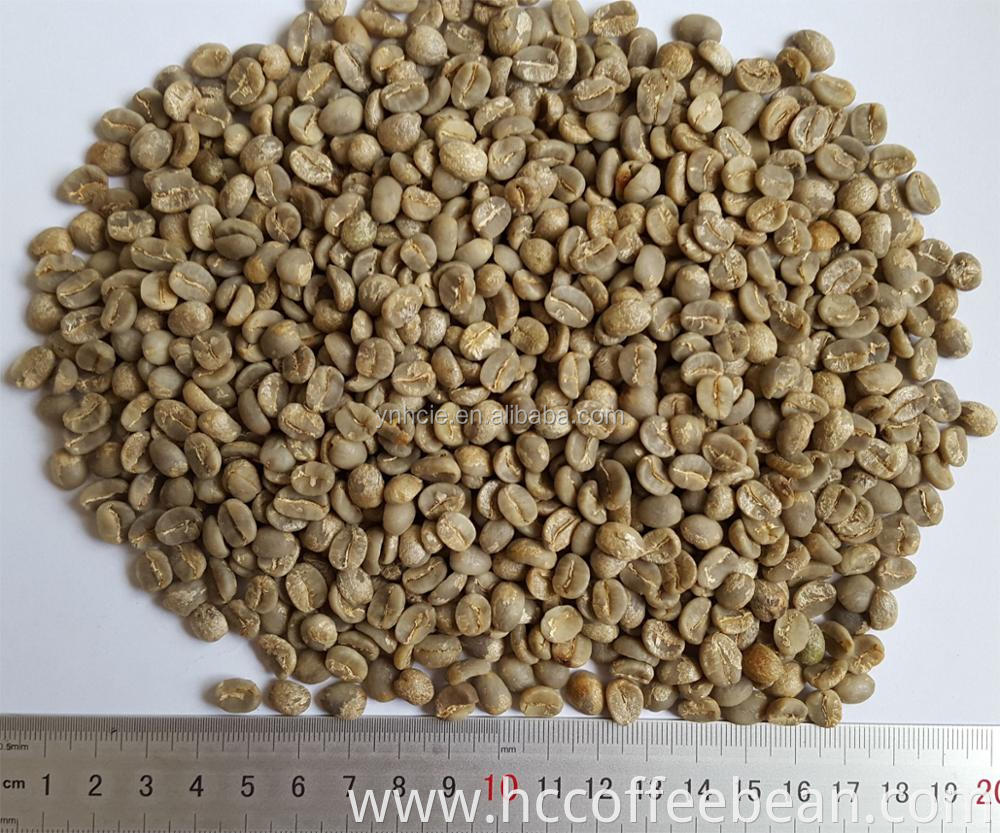 Chinese yunnan coffee beans,green coffee beans ,arabica type,screen 17-18